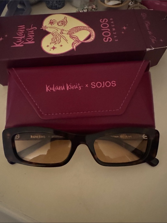 Kulani Kinis Accessories - Kulani Kinis Rectangular Tortoise Shell Sunglasses with Brown Lenses